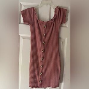 Women’s J for Justify Ribbed Pink Mini Dress..size medium